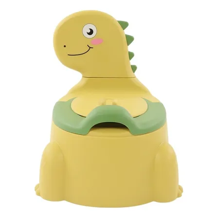 Bacinica Infantil Diseño Dinosaurio - Primer Baño - Verde Ol