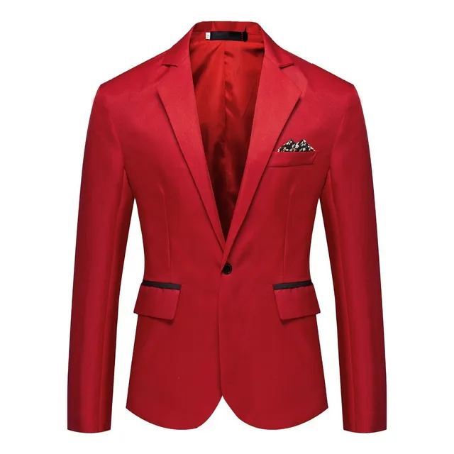 L Saco Blazer Hombre Caballero Slim Fit Premium Con Forro