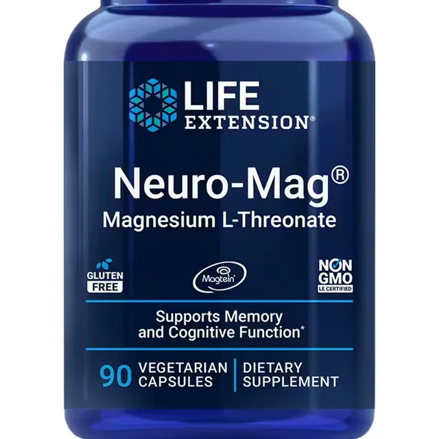 Treonato De Magnesio Neuro Mag 90 Cápsulas - Life Extension
