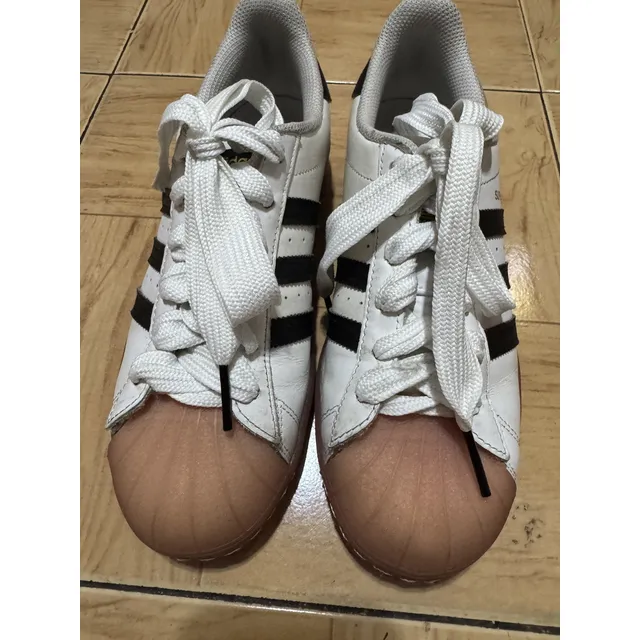 Zapatos adidas Superstar Dama T= 38 1/2. Usados