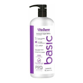Shampoo Pro Basic Vita Derm 1 Litro Sem Sal Shampoo Pro Basic Vita Derm 1 Litro Sem Sal