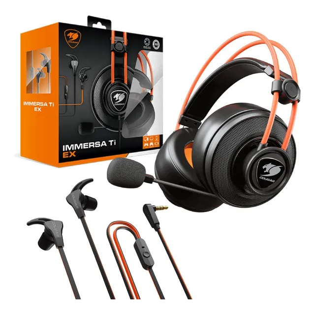 Combo Auriculares Cougar Immersa Ti Ex Stereo + Havoc