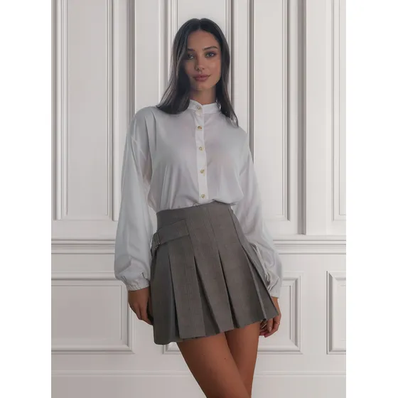 Blusa De Lino Mao Para Mujer - Modelo Mateo De Nano