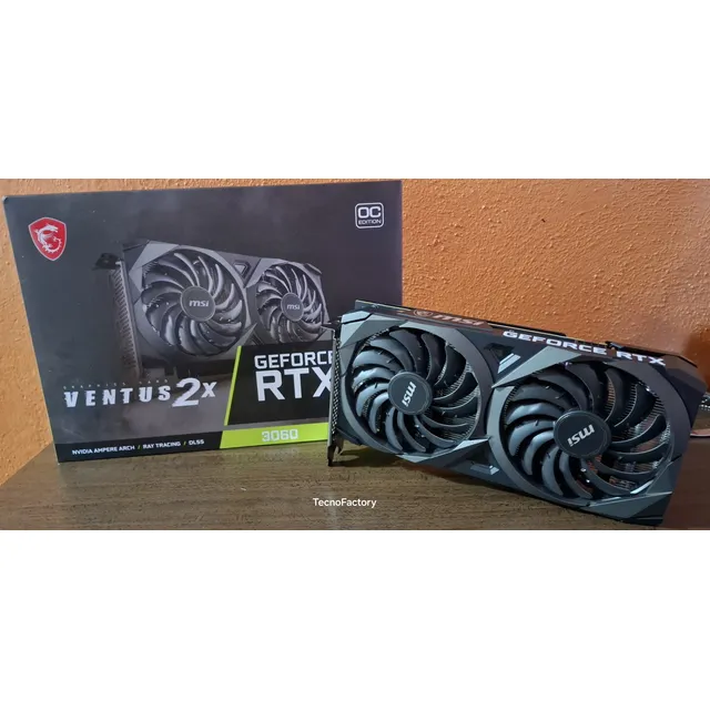 Tarjeta De Video Nvidia Msi Rtx 3060 Ventus 2x  12gb Gddr6
