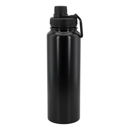 Garrafa Termica Squeeze Inox 1 Litro Parede Dupla Preto