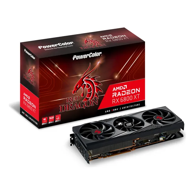 Tarjeta Gráfica Powercolor Red Dragon Amd Radeon Rx 6800 Xt