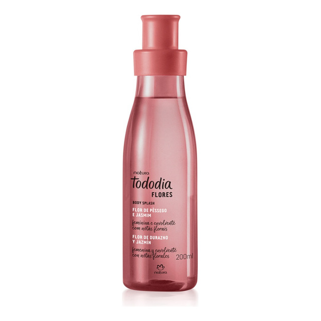 Body Splash Tododia Flores Flor De Pêssego E Jasmim 200ml
