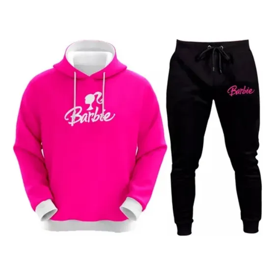 Conjunto  Adulto Infantil Barbie