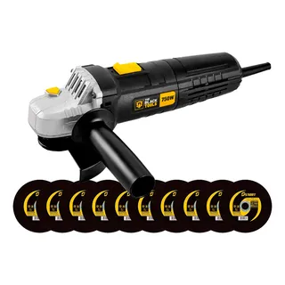 Esmerilhadeira Lixadeira Angular Bte750 4.1/2 750w Com Discos 4.1/2 The Black Tools Esmerilhadeira Lixadeira Angular Bte750 4.1/2 750w Com Discos 4.1/2 The Black Tools