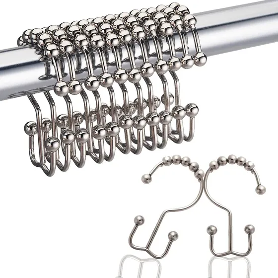 Dadymart Gancho Para Cortina Ducha Metal