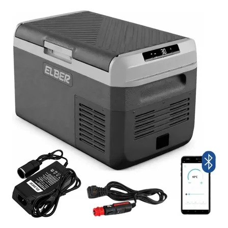Geladeira Portátil Elber 50 L para Viagem com Bluetooth