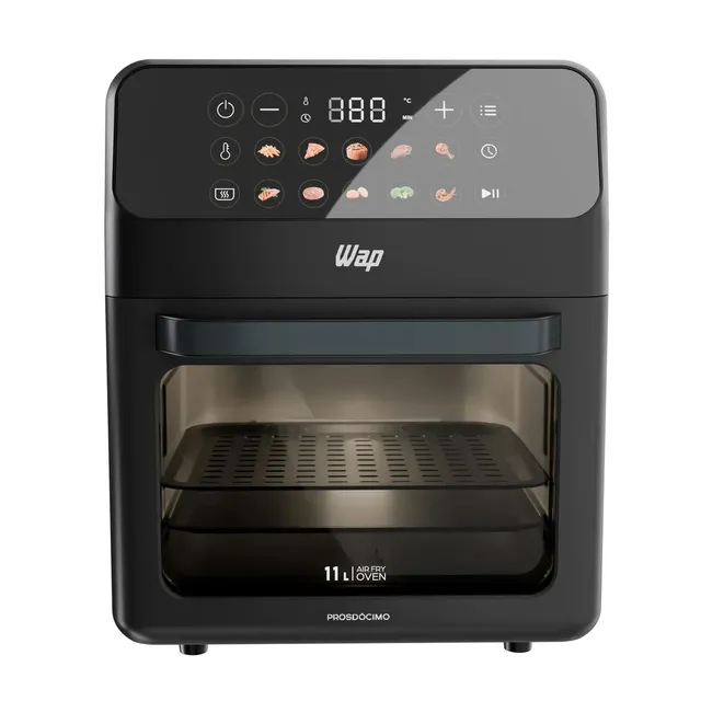 Air Fryer Oven 11 Litros Wap Waod4 Grey Stone Painel Digital 11 Funções 127V
