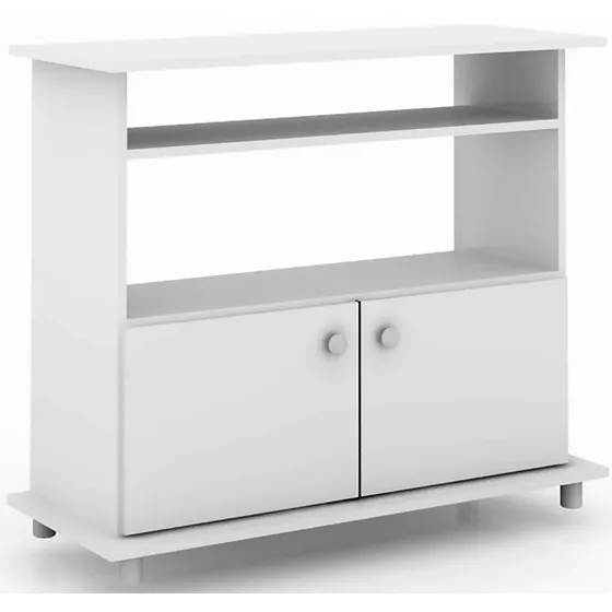 Mesa De Television Rack Con Puertas 90 Cm Largo - 1458