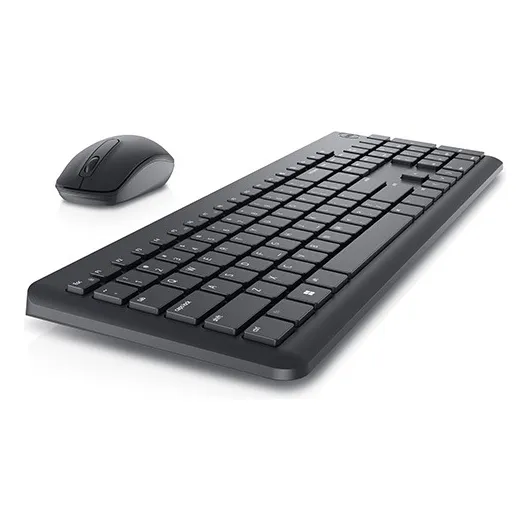 Kit Dell Mouse + Teclado Inalámbrico, Negro Km3322w Español