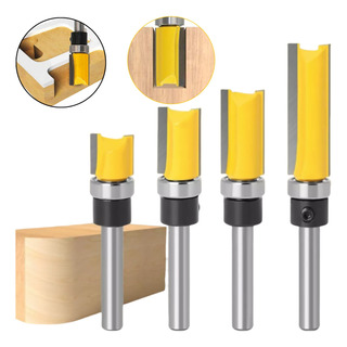 Brocas Rectas Perfiladoras Con Balero Atrás Para Router 4pcs Brocas Rectas Perfiladoras Con Balero Atrás Para Router 4pcs
