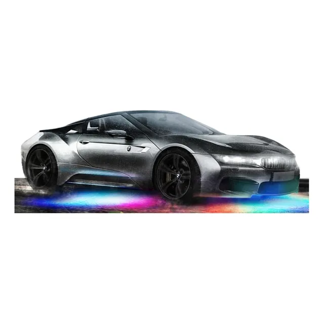 Ultra Kit Led Neon Carro Externo Rgb 16 Cores 358 Efeitos 