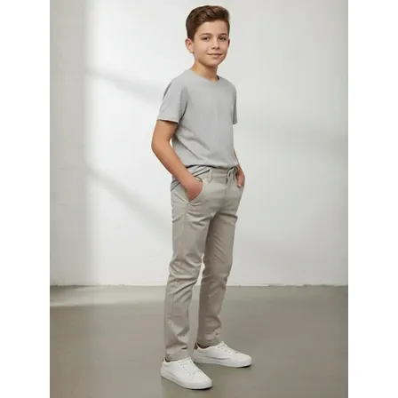 Calça Sarja Alfaiataria Menino Infantil Social Juvenil