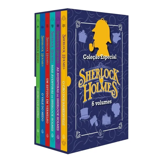 Coleção Especial Sherlock Holmes - Box com 6 livros, de an Doyle, Arthur. Sherlock Holmes Editorial Ciranda Cultural Editora E Distribuidora Ltda., capa mole em português, 2021