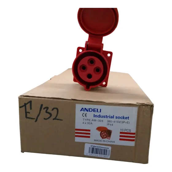 Tomacorriente Secom Industrial Secon Hembra 32 Amp Empotra