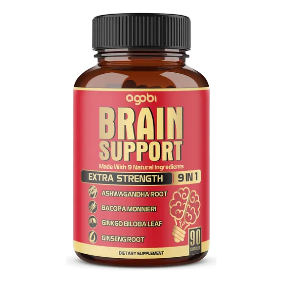 Suplemento Agobi Brain Support 9 En 1 5750 Mg 90 Cápsulas