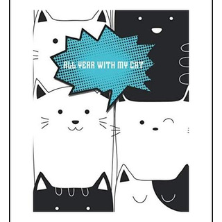 Livro: O Ano Todo Com Meu Gato: Caderno Para Amantes De Gato Livro: O Ano Todo Com Meu Gato: Caderno Para Amantes De Gato