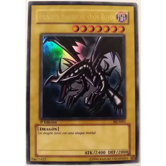 Dragon Negro De Ojos Rojos - Ultra Rare      Bij    Español