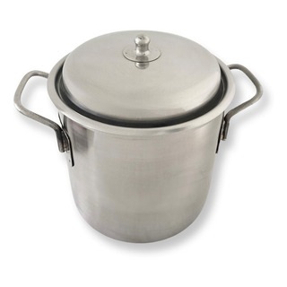 Olla Con Asas Y Tapa De Acero Inoxidable Reforzada 5 Litros Olla Con Asas Y Tapa De Acero Inoxidable Reforzada 5 Litros