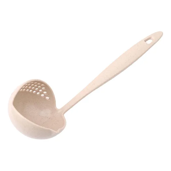 Hanlily Cucharon Colador Cocina Mango Largo Separador Grasa