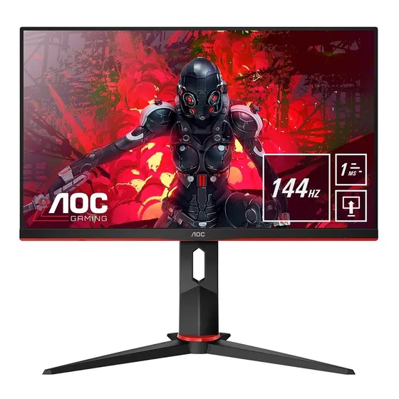 Monitor Gamer AOC con pantalla de 23.8" 144Hz 127V y resolución Full HD