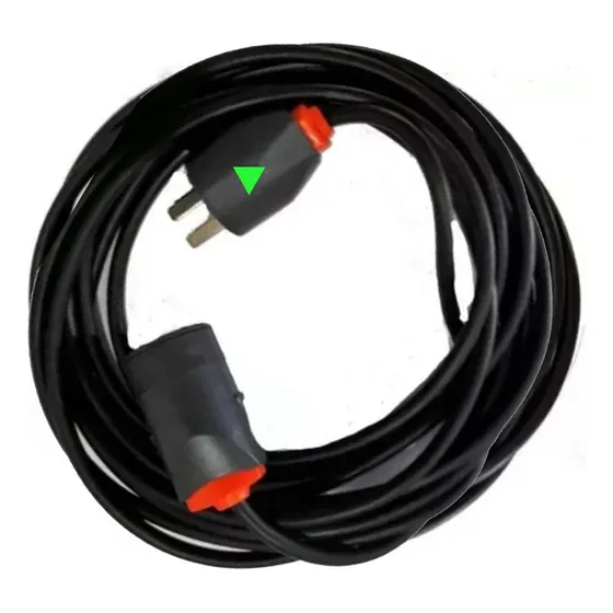 Alargue 30 Metros Cable Tipo Taller Ficha Macho/hembra Richi Color Negro