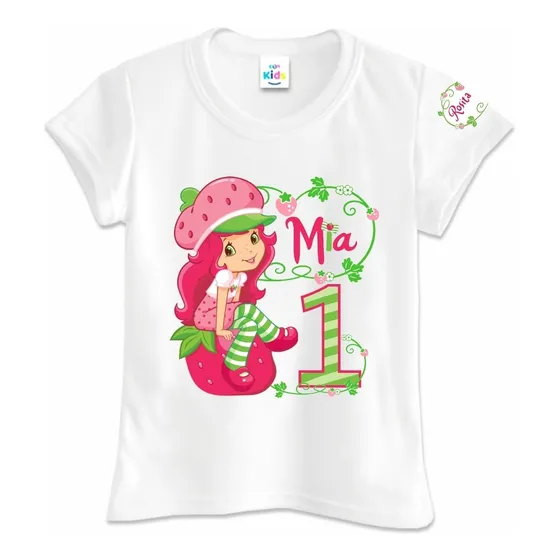 Franela Camisa Niña Rosita Fresita Poliester
