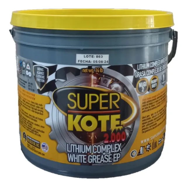 Grasa Super Kote 2000 Complejo De Litio - 14lb