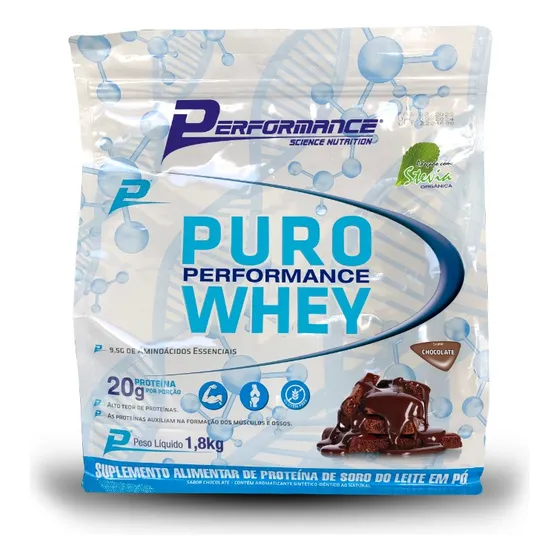 Puro Performance Whey 1,8kg Concentrado Refil - Performance