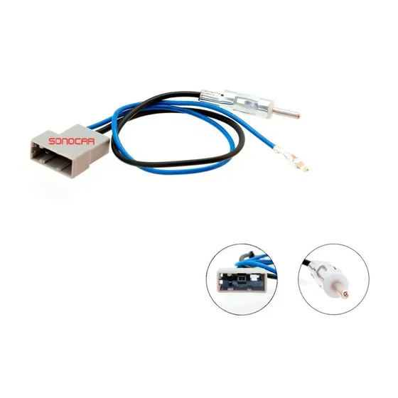 Ficha Adaptador De Antena Nissan Tiida Desde 2007 Sonocar