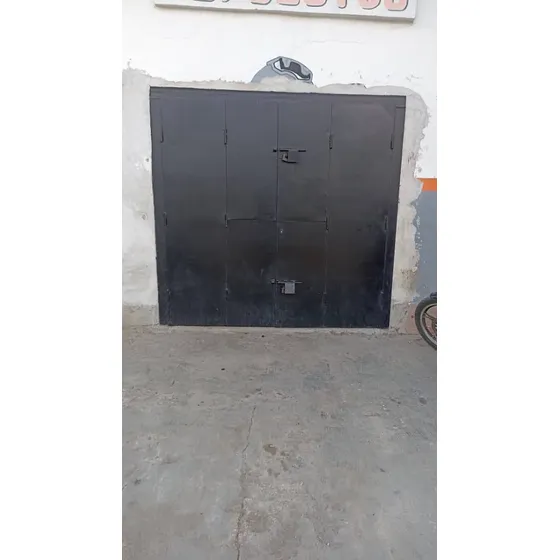 Portón En Hierro Estructural Negro Listo Para Montar