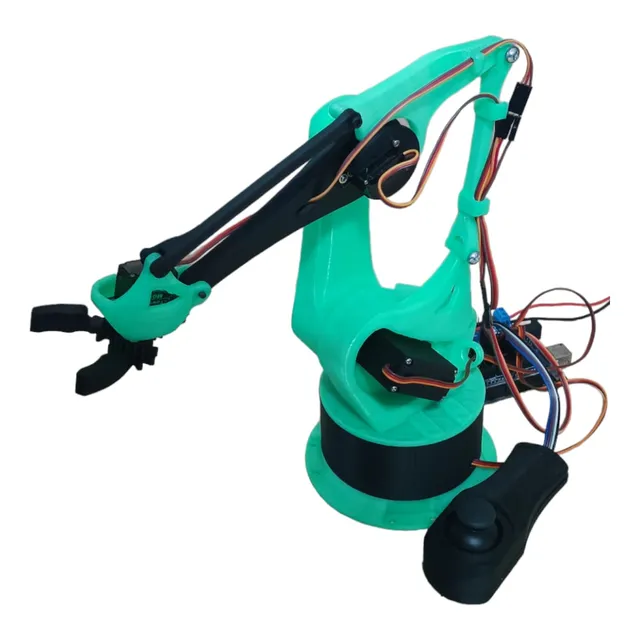 Kit De Brazo Mecánico Robot Compatible Con Arduino