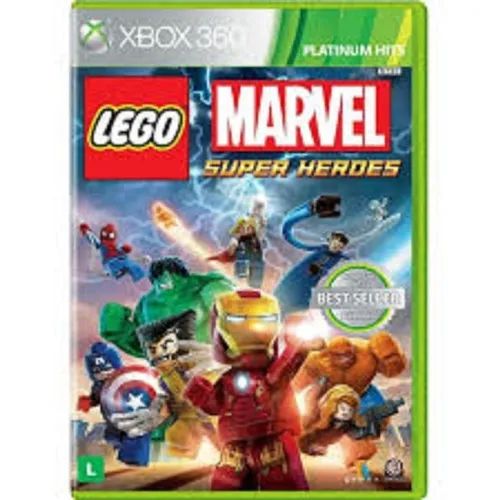 Jogo Lego Marvel Super Heroes Xbox 360 Português M.física