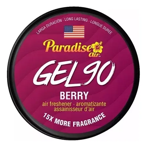 Gel Ambientador De Carros Paradise Air Aromas Larga Duración