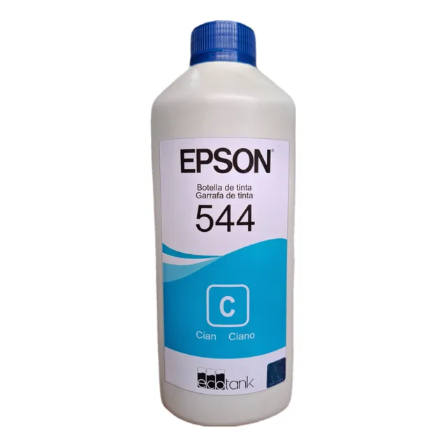 Tinta Epson  Litro Nueva Presentación Cian 544