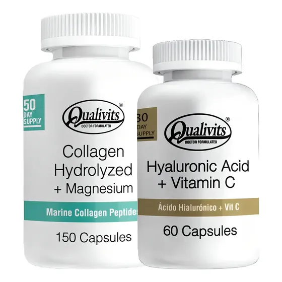 Colágeno Hidrolizado Marino Qualivits Cápsulas Sin Sabor Libre Gluten | Cuotas sin interés