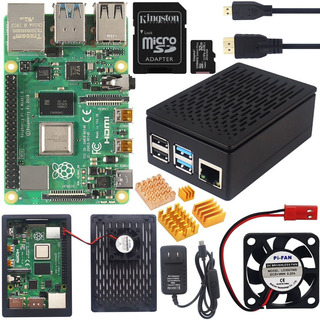 Raspberry Pi4 4gb Case Ventilador Sd 32gb Hdmi Pi 4 B Kit Raspberry Pi4 4gb Case Ventilador Sd 32gb Hdmi Pi 4 B Kit