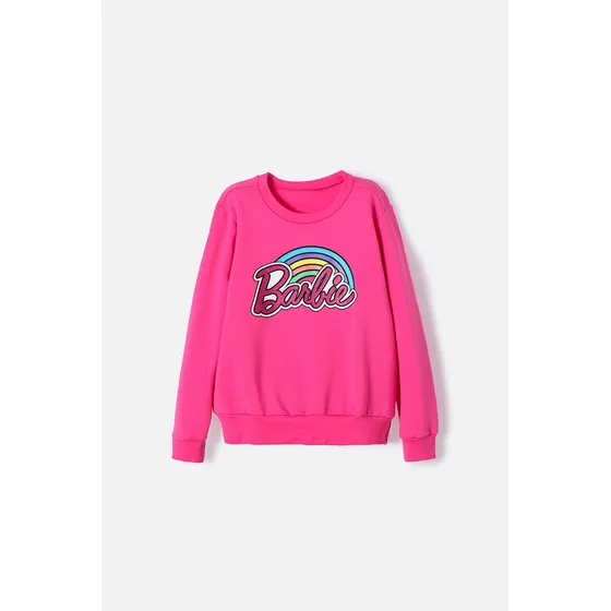 Buzo De Barbie Cerrado Fucsia Para Niña