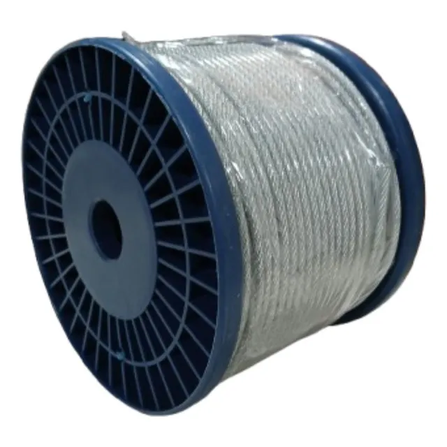 Guaya Acero Galvanizada Forrada 3/16  75 Mts