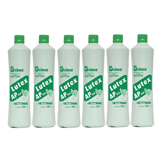 Aproveite! Kit 6 Lutex Ap Cinco - Mais Vendido - Não Mancha 