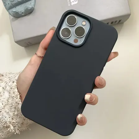Funda Silicona Para iPhone Con Protector Cámara