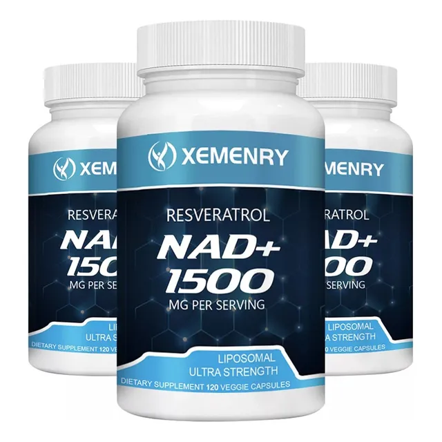 Nad + Resveratrol Liposomal 1500mg 120 Capsulas