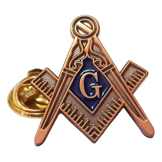 Pin Broche Maçom Esquadro E Compasso-cor Bronze Pin Broche Maçom Esquadro E Compasso-cor Bronze