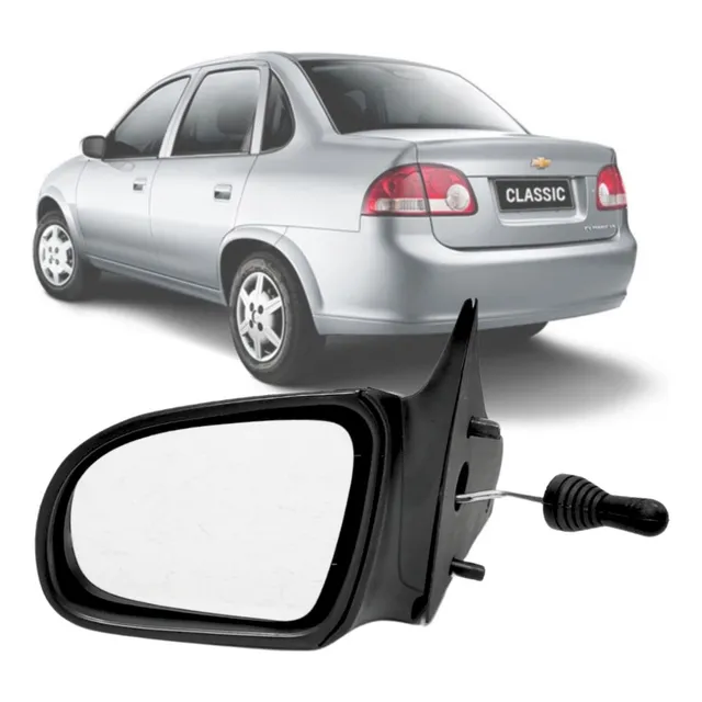 Retrovisor Esquerdo Corsa Classic 2003 A 2010 Com Controle