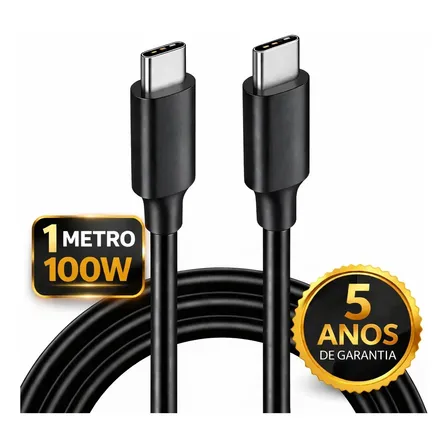 Cabo Carregador E Dados Turbo Usb Tipo C Duplo Para Samsung S25 Ultra S24 S23 Fe S22 S21 S20 Chromebook 4 Galaxy Book S Motorola Xiaomi 2 Pontas Usb-c Super Rápido 3a Blindado Dtimp