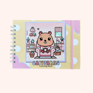 Livro De Colorir Bobbie Capivara Capa Dura 50 Páginas De Desenho Capivara Capybara Goods Livro De Colorir Bobbie Capivara Capa Dura 50 Páginas De Desenho Capivara Capybara Goods
